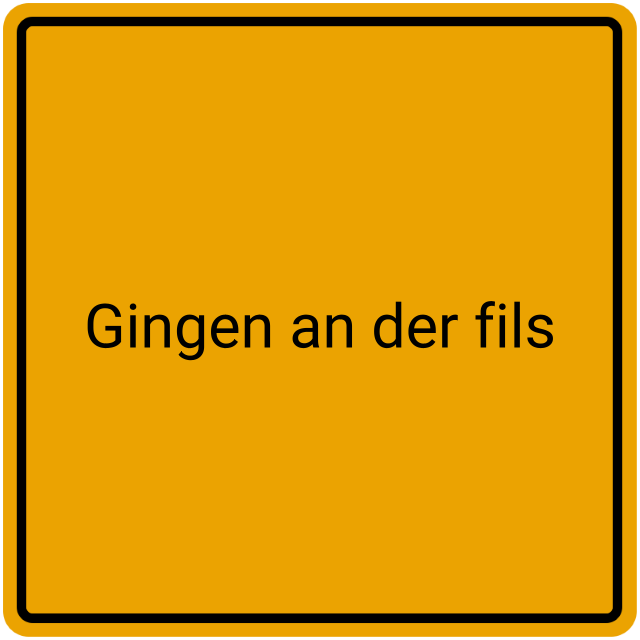 Meldebestätigung Gingen an der Fils